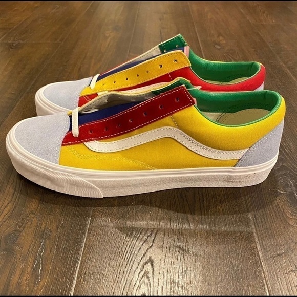 Vans Style‎ 36 Sunshine Multicolor Suede/Canvas Sneakers Size 6.5 Women - Picture 7 of 9
